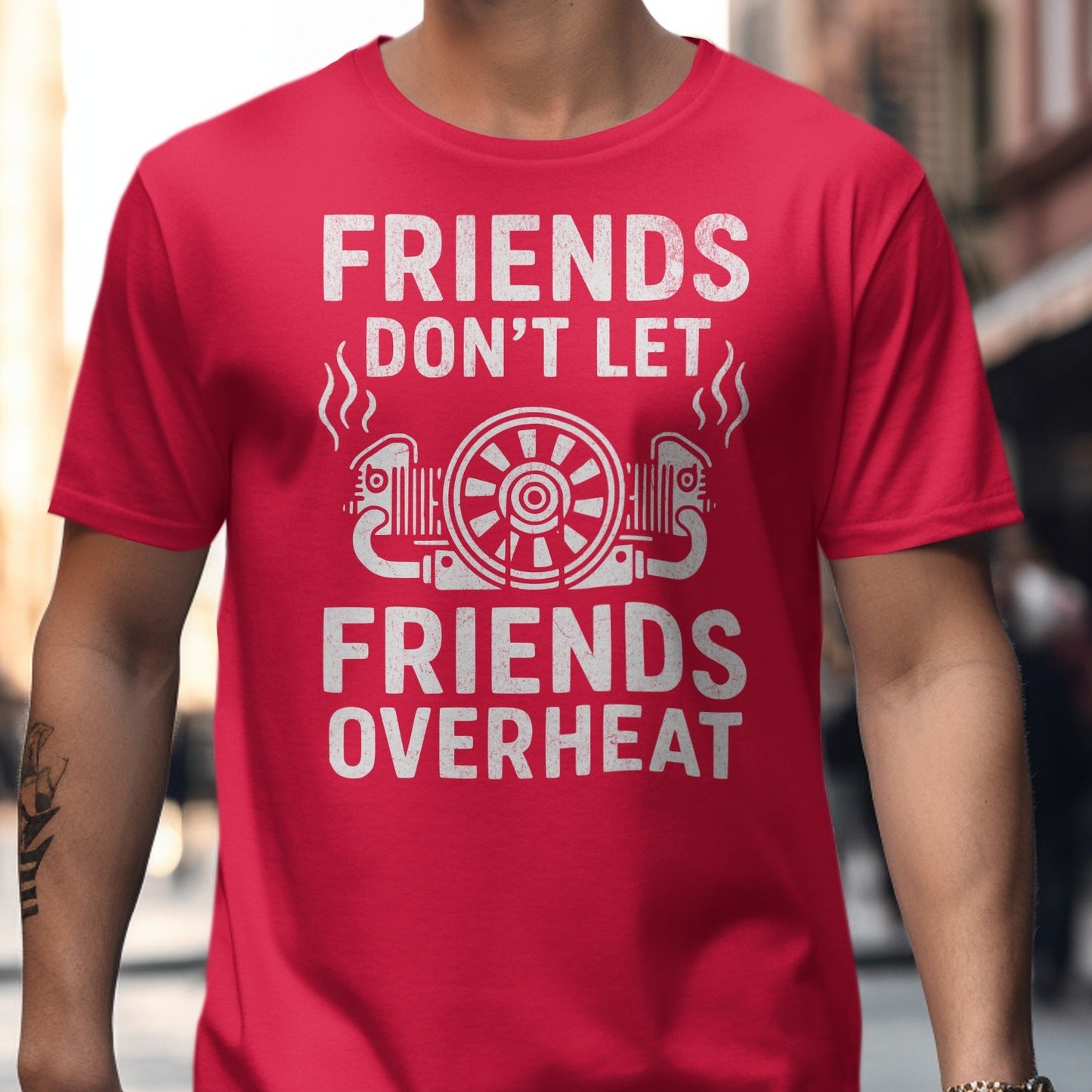 Friends Don't Let Friends Overheat T-Shirt product