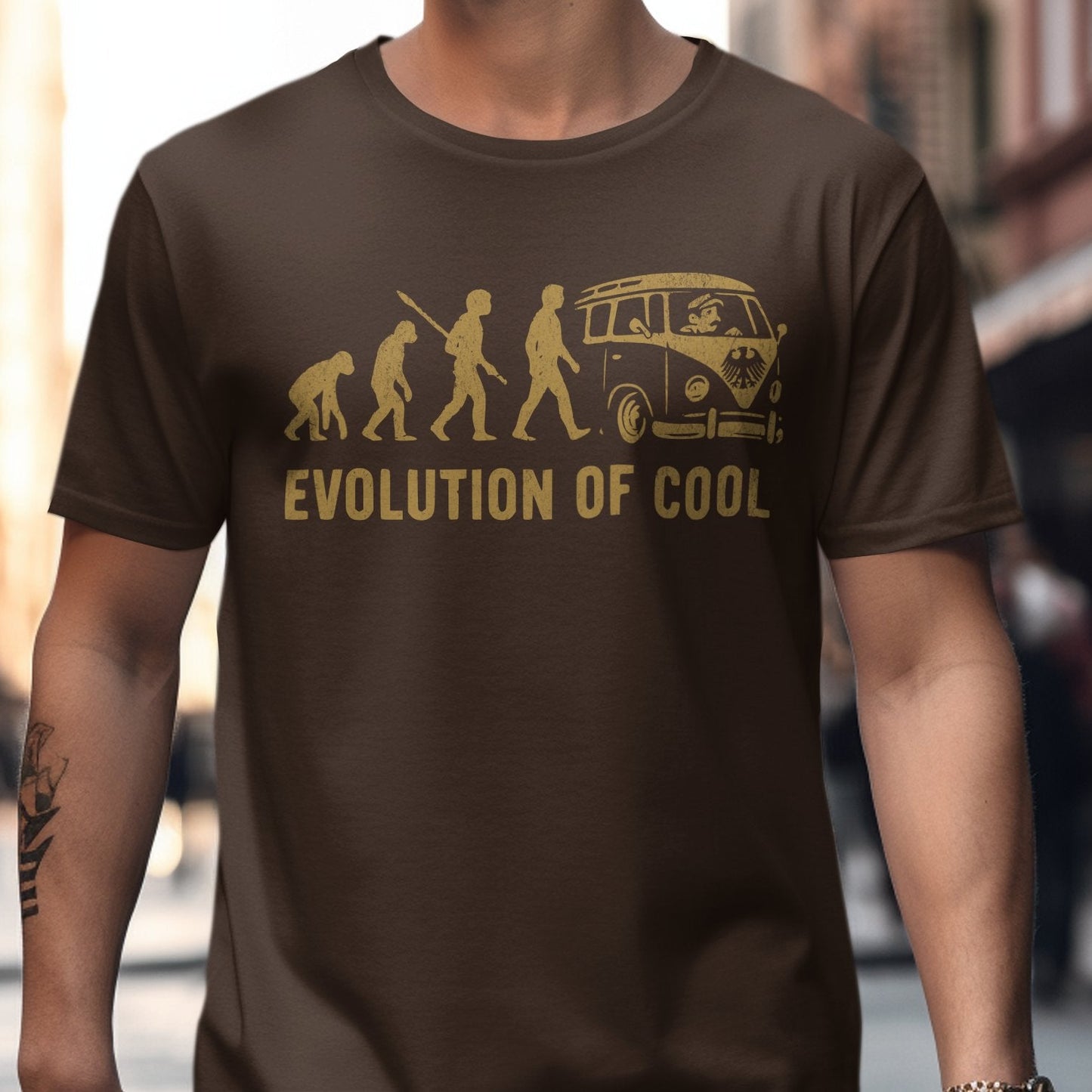 Evolution of Cool Graphic Tee product