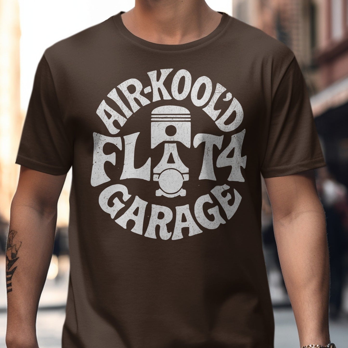 Air Kool'd Flat 4 Garage Custom Graphic Tee product