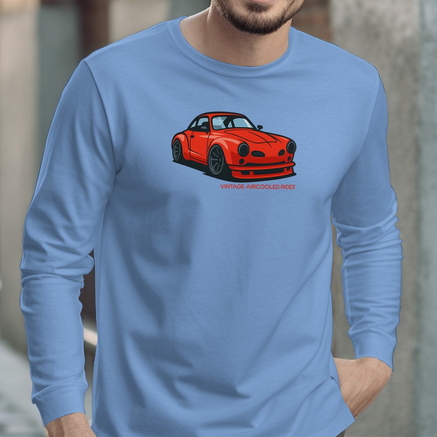 Vintage Air Cooled Rides Graphic Long Sleeve Shirt product