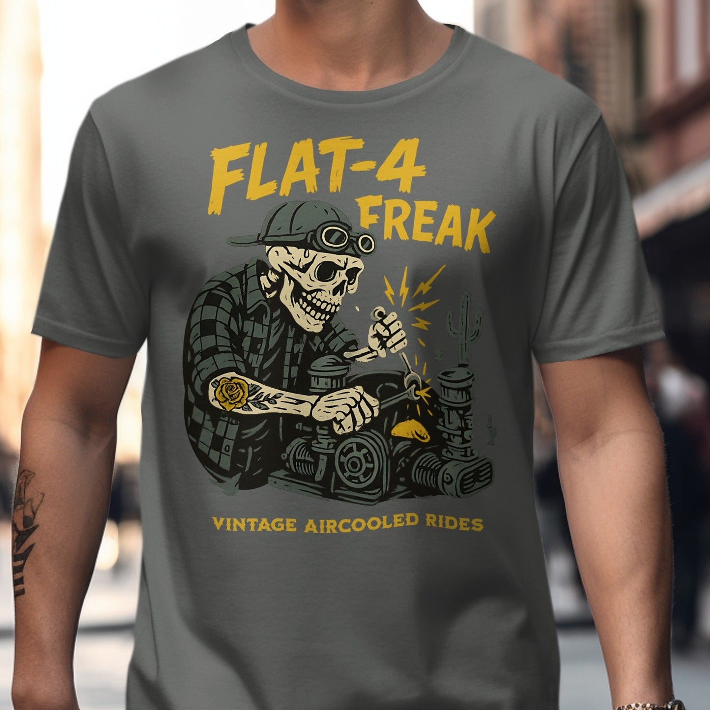 Flat-4 Freak Vintage Aircooled Rides T-shirt product