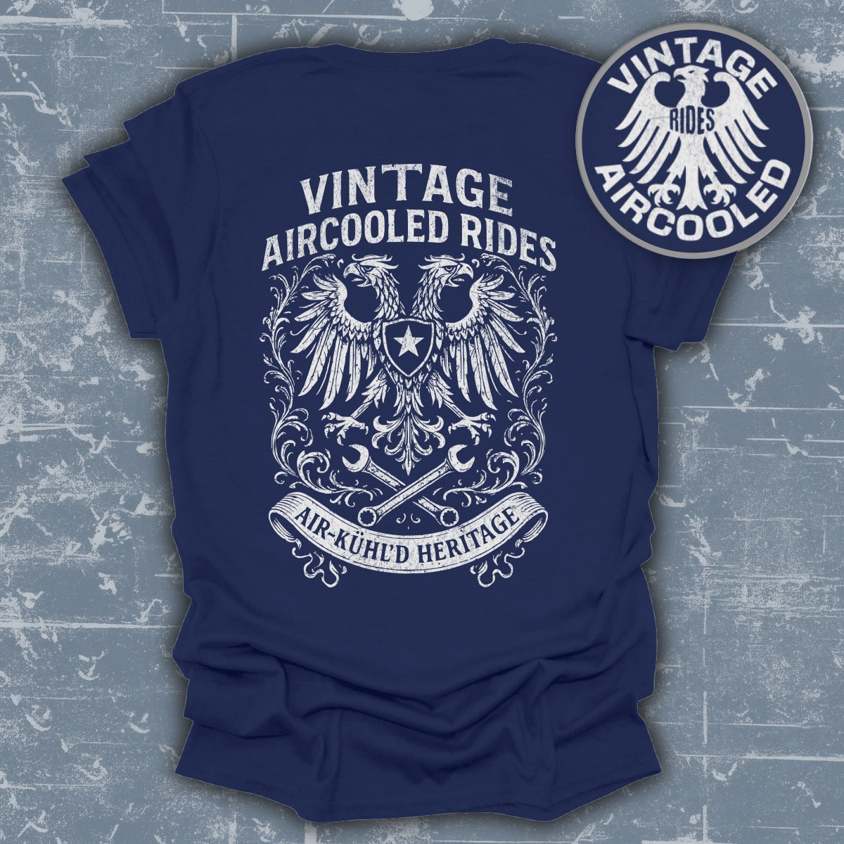 Vintage Aircooled Rides Air-Kuhl'd Heritage T-Shirt