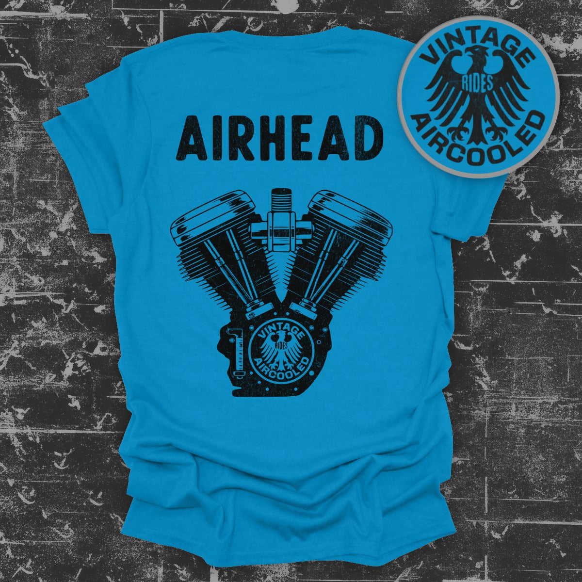Vintage Airhead Aircooled Motorcycle T-Shirt product type