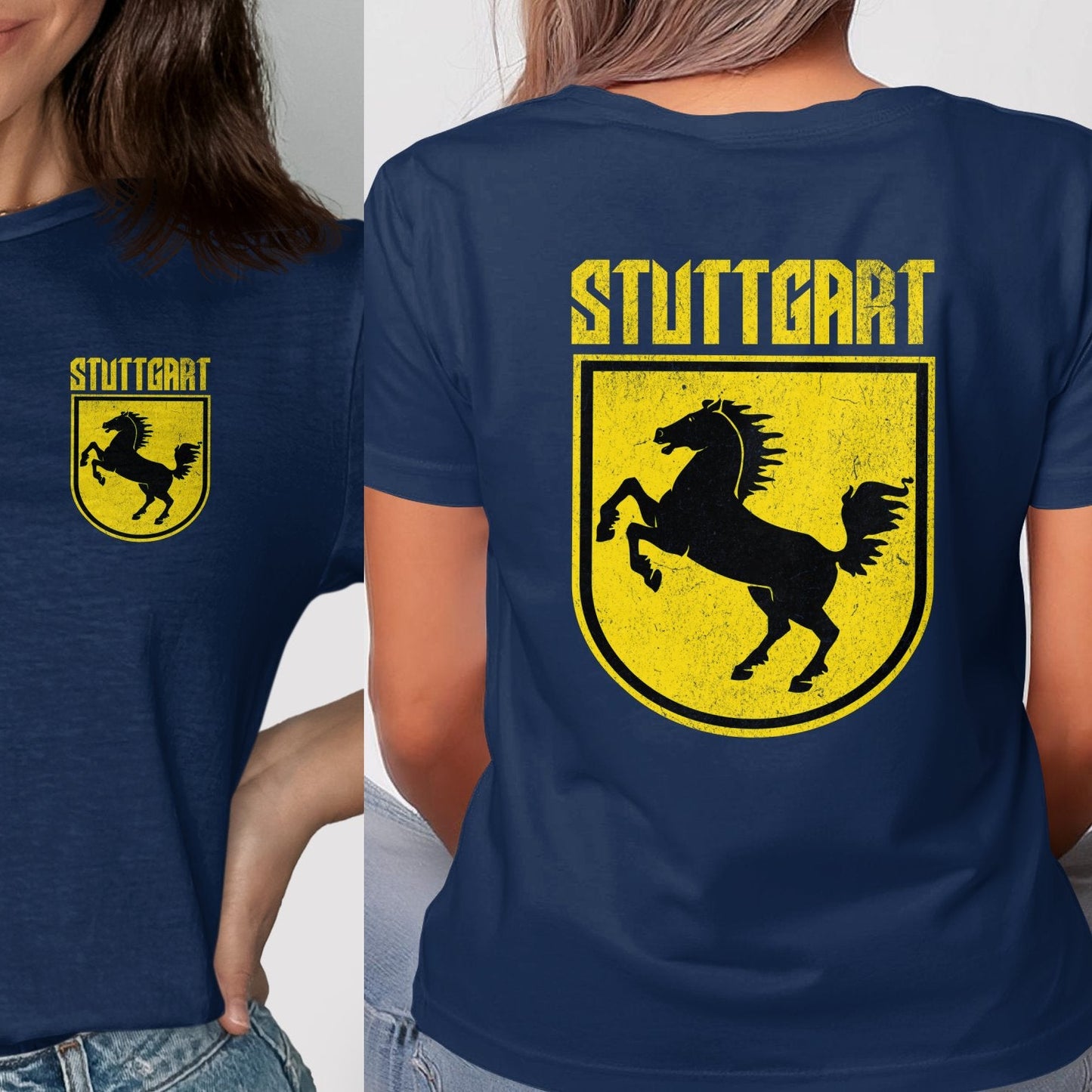 Stuttgart Themed Shirt with Horse Graphic design product