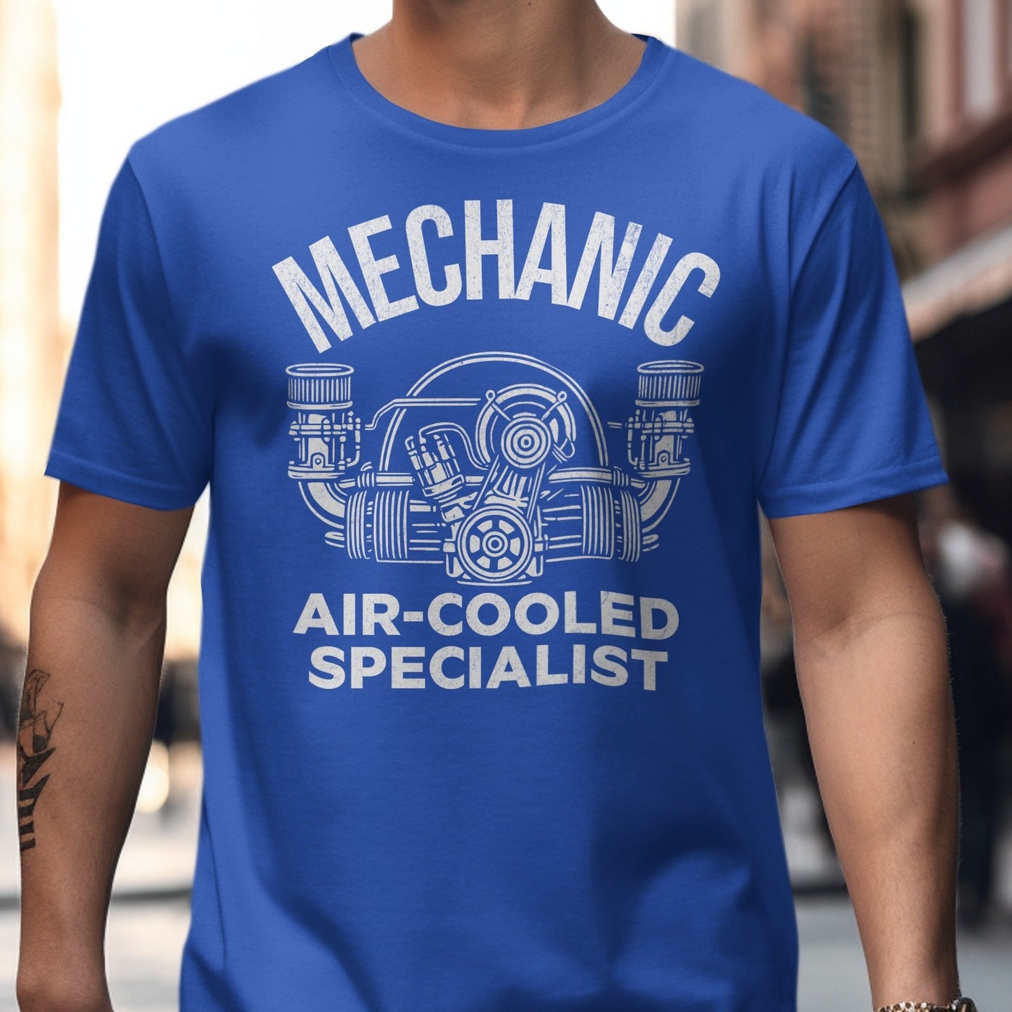 Mechanic Air-Cooled Specialist Printed T-Shirt Product