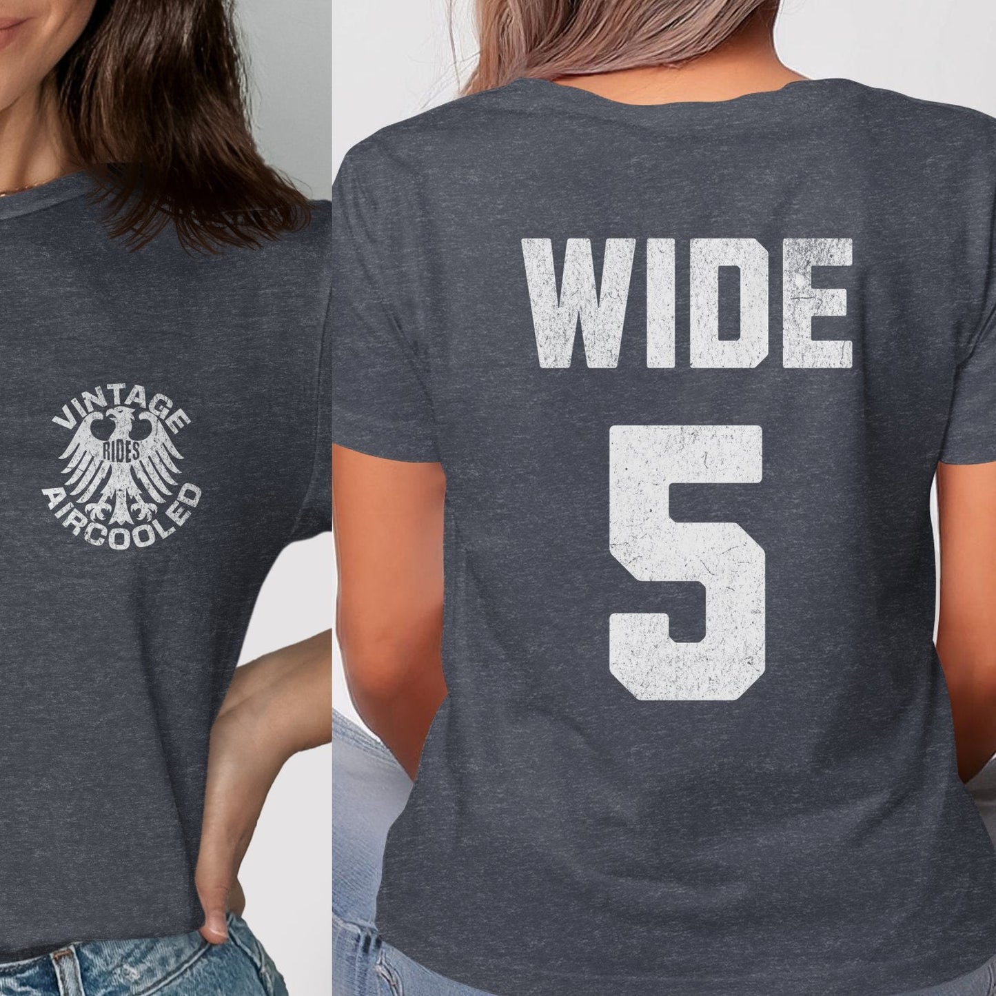 Vintage Aircooled Wide 5 Graphic Tee Shirt product type