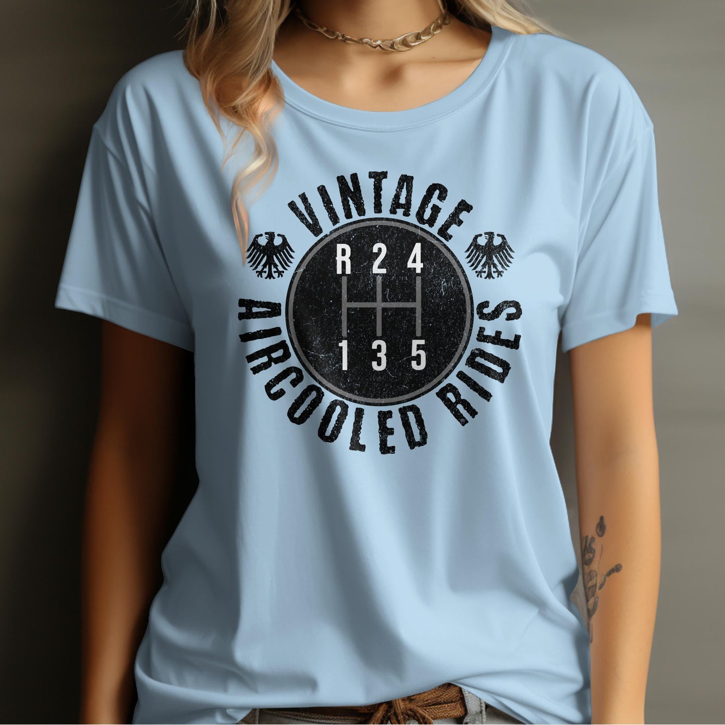 Vintage Aircooled Rides Graphic Tee Shirt product type