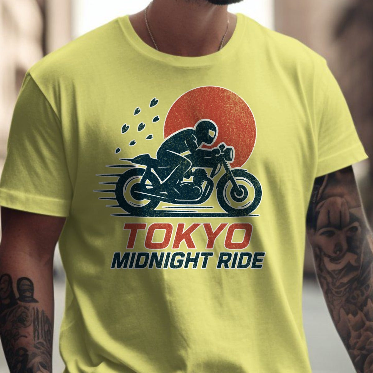Tokyo Midnight Ride Graphic Tee Shirt product