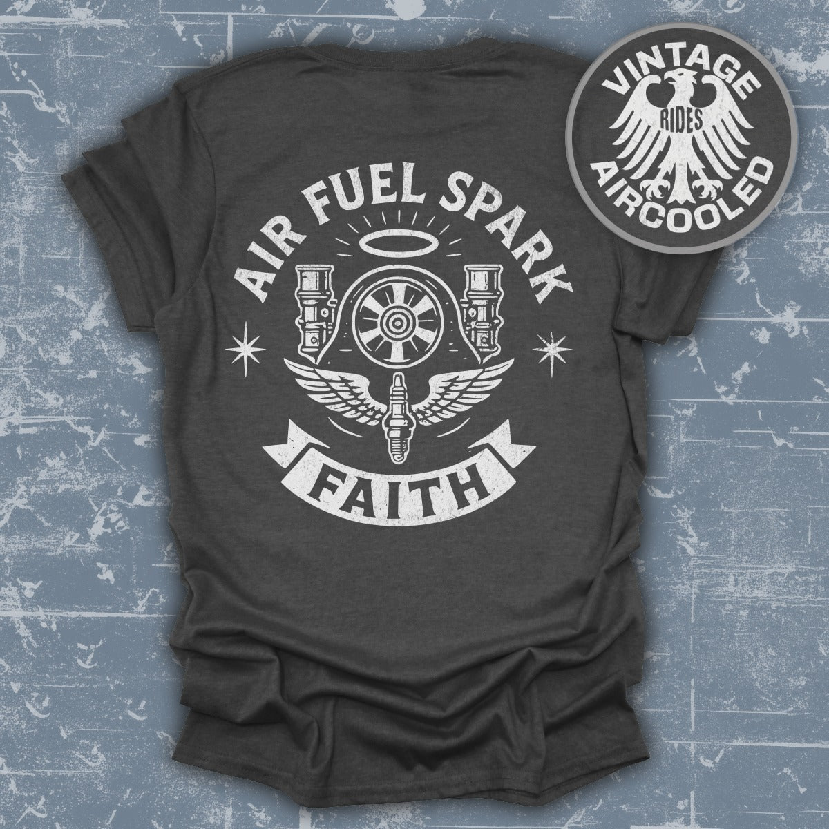 Air Fuel Spark Faith Vintage Rides Aircooled T-Shirt product