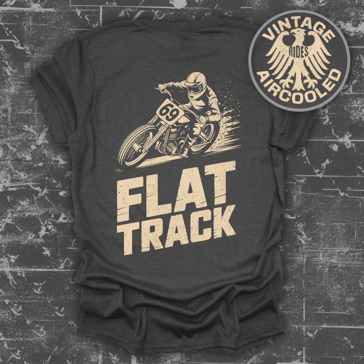 Vintage Flat Track Racing Graphic T-Shirt product