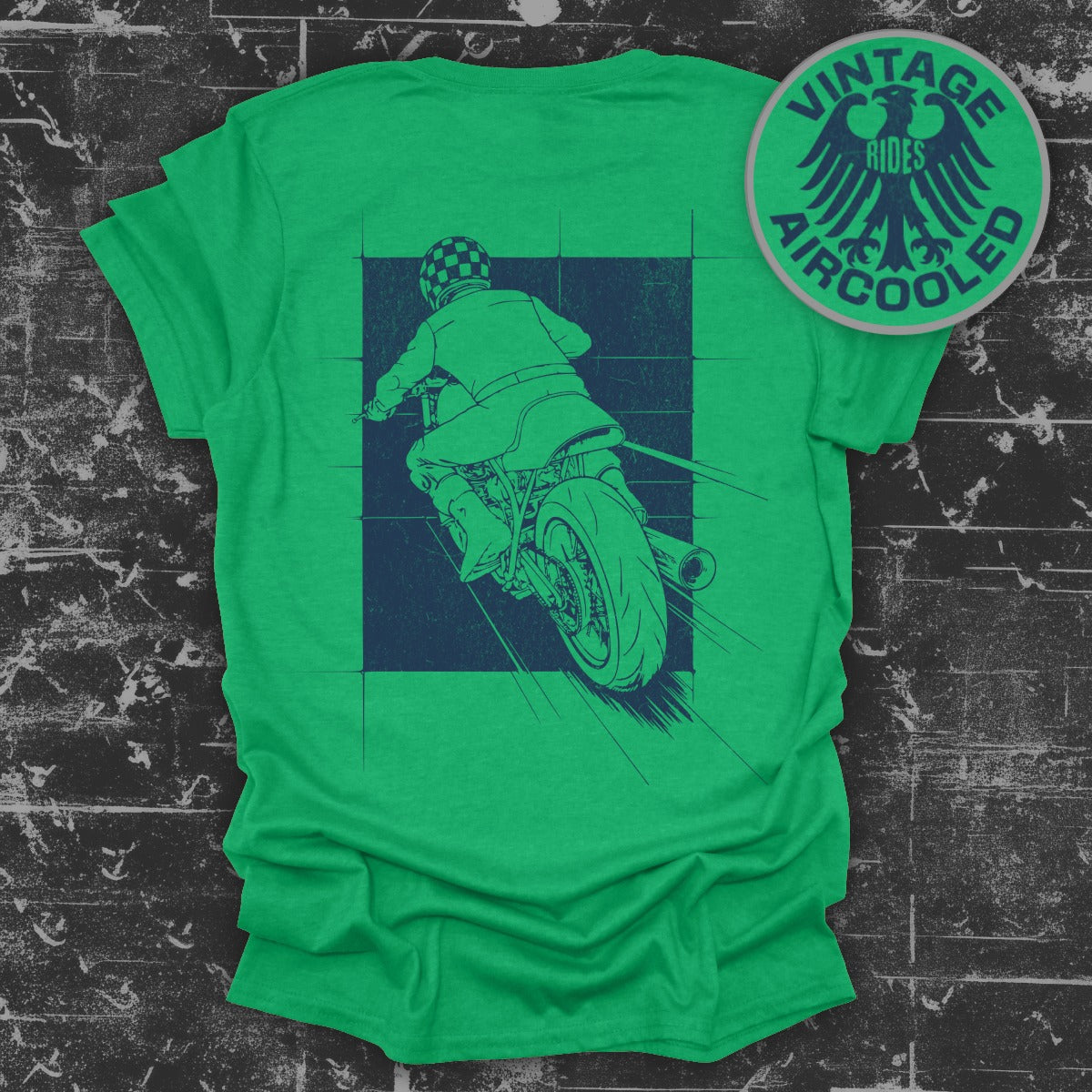 Vintage Motorcycle Rider Aircooled T-Shirt product type