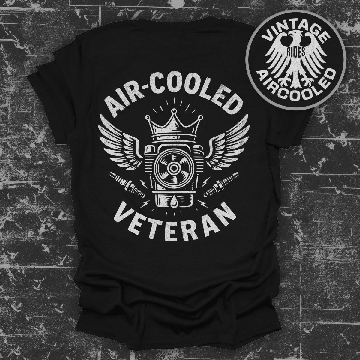Air Cooled Veteran Vintage Rides Aircooled T-shirt product type