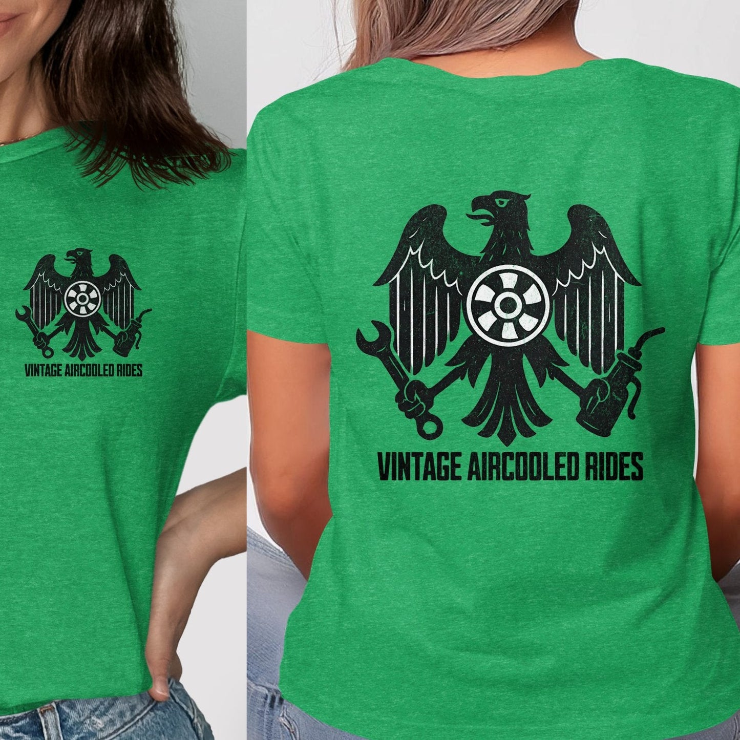 Vintage Aircooled Rides Graphic Tee Shirt product