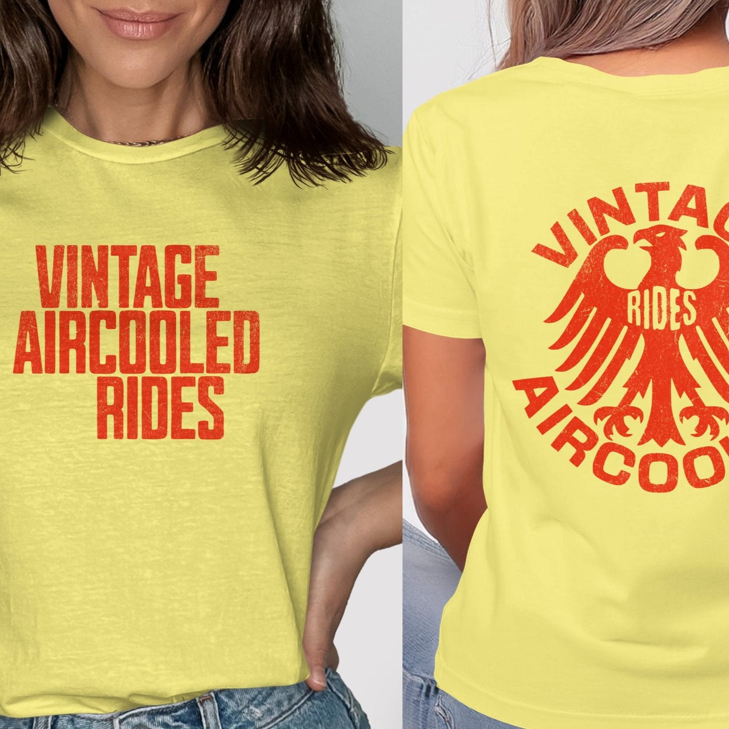 Vintage Aircooled Rides Graphic Tee product
