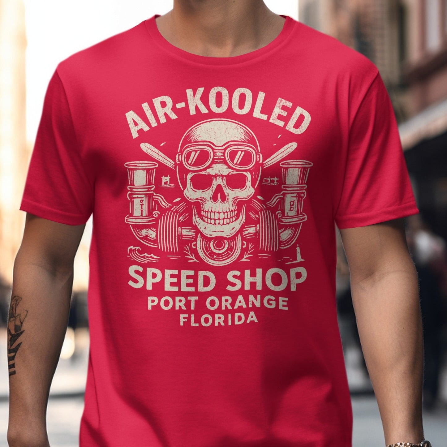Air-Kooled Speed Shop Graphic Tee T-Shirt product type