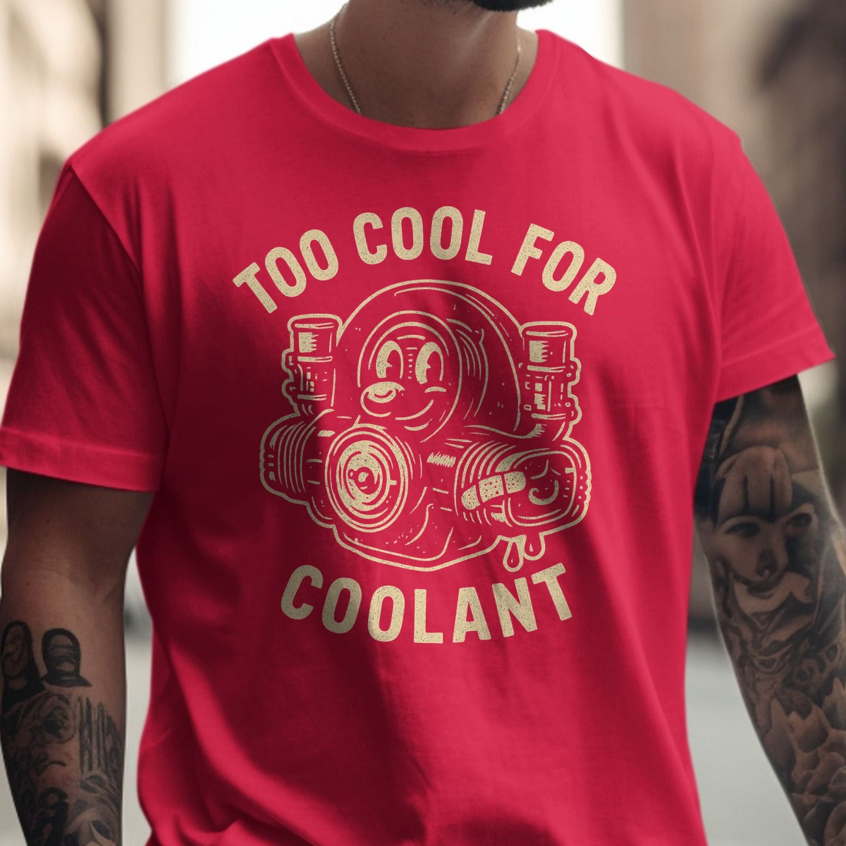 Too Cool For Coolant Designed T-Shirt product type