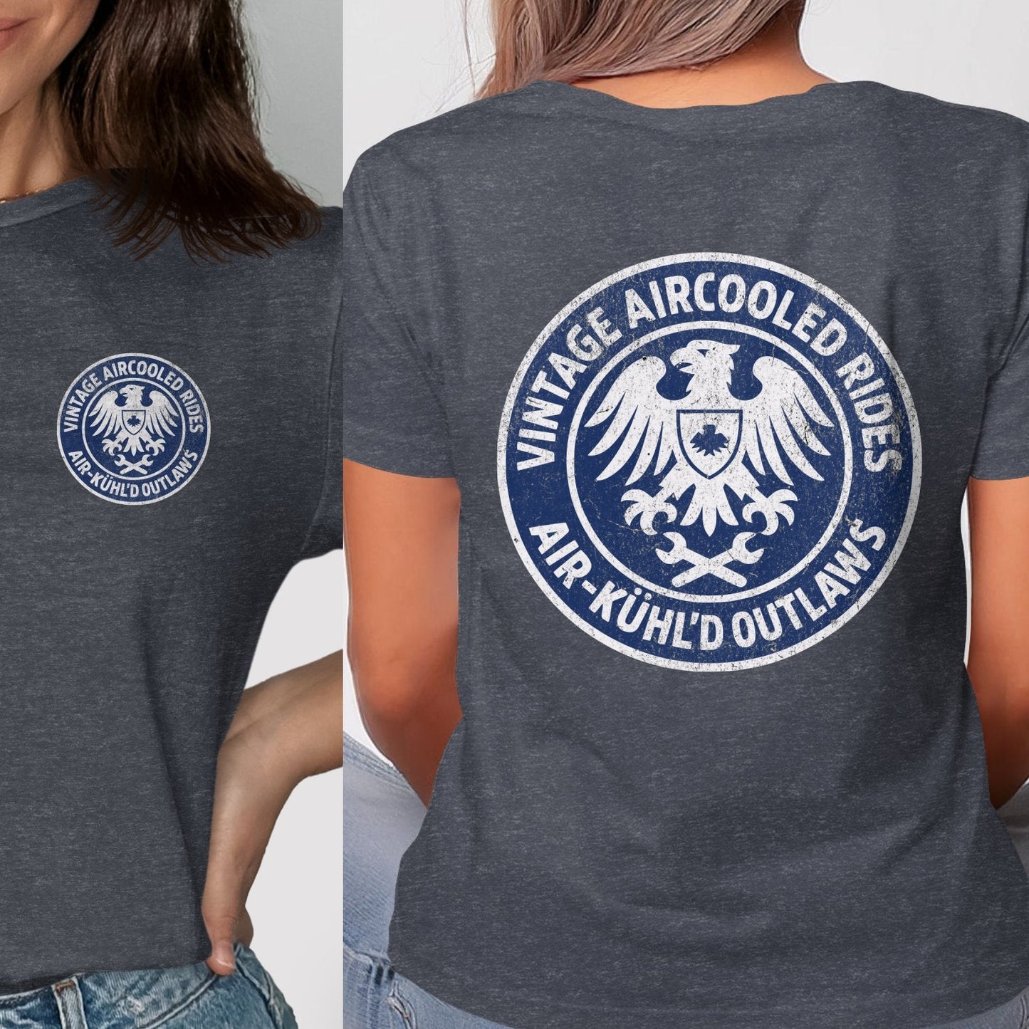 Vintage Aircooled Rides Air-Kühld Outlaw's tshirt product type