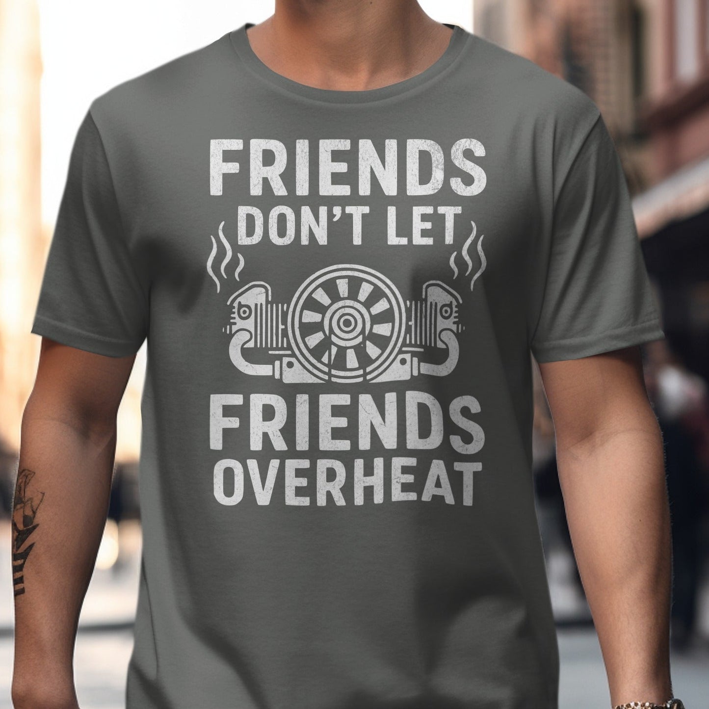 Friends Don't Let Friends Overheat T-shirt product