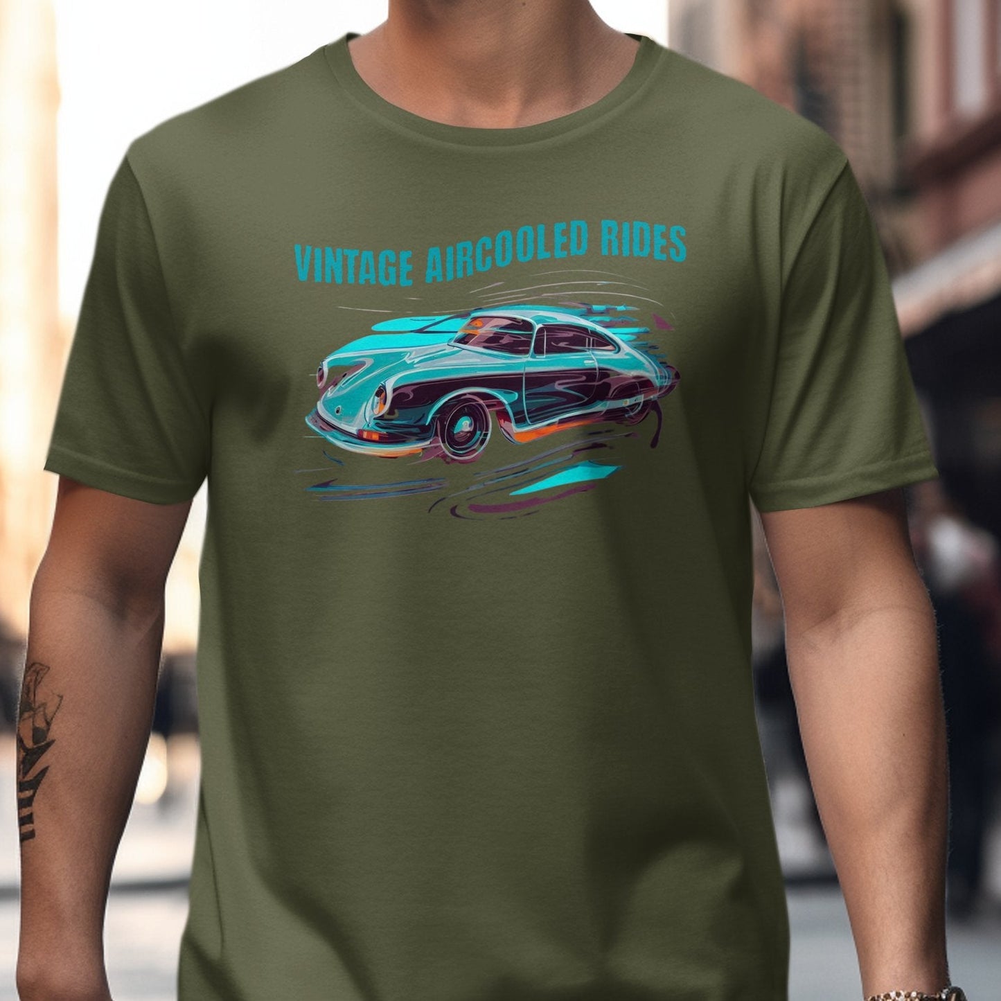 Vintage Aircooled Rides Graphic Printed T-Shirt product type