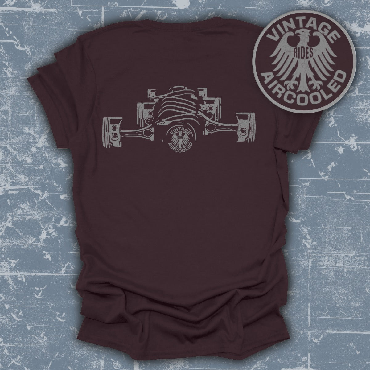 Vintage Rides Aircooled Design T-Shirt Product