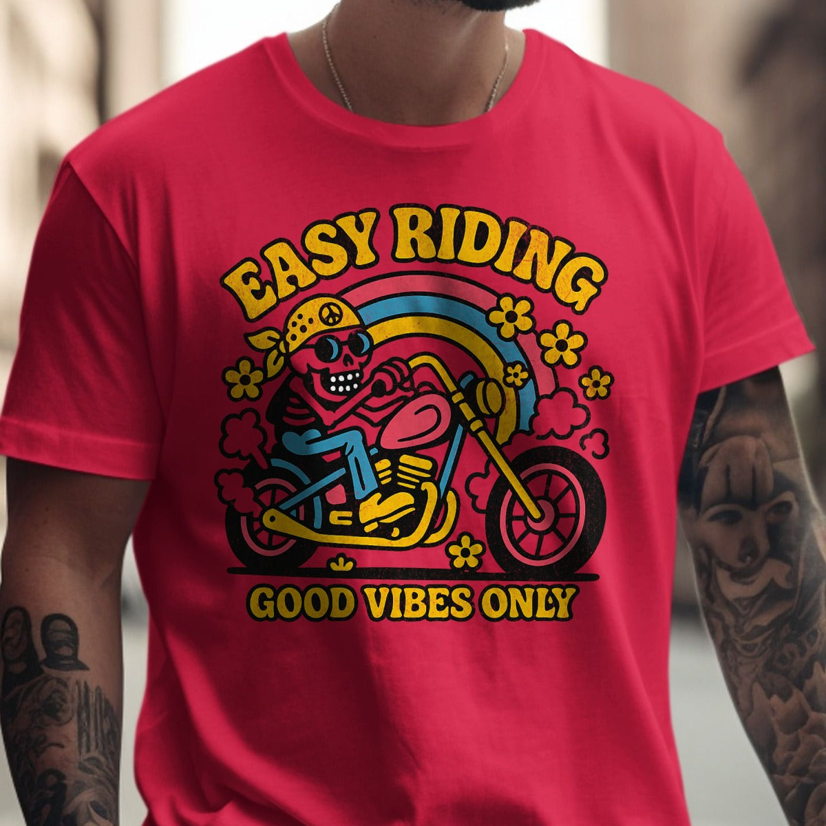 Easy Riding Good Vibes Only Graphic T-Shirt product