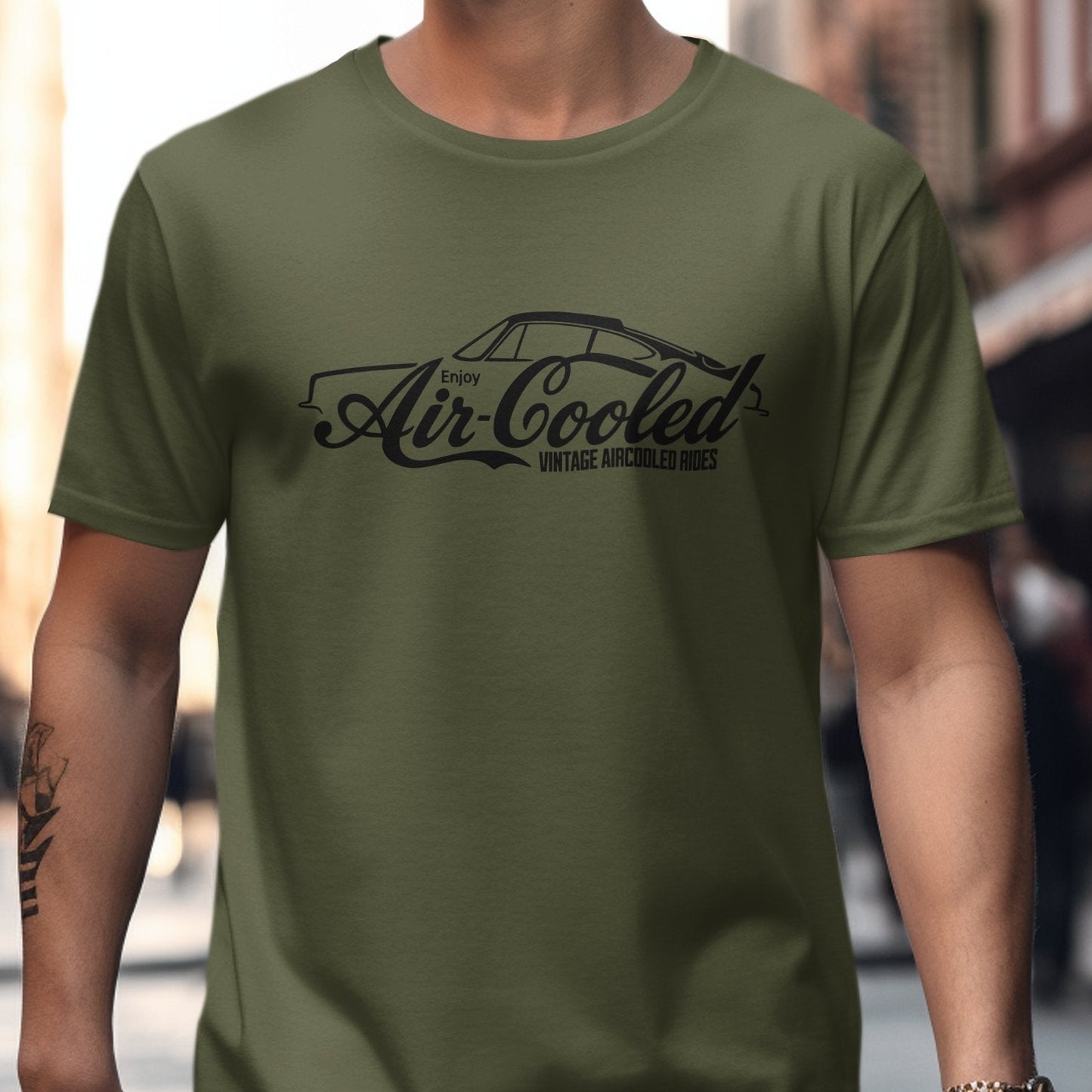 Enjoy Air-Cooled Vintage Automobile Rides t-shirt