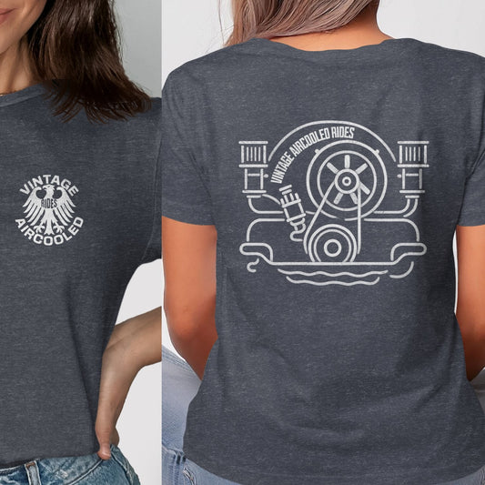 Unique Aircooled Rides Vintage Style T Shirt product