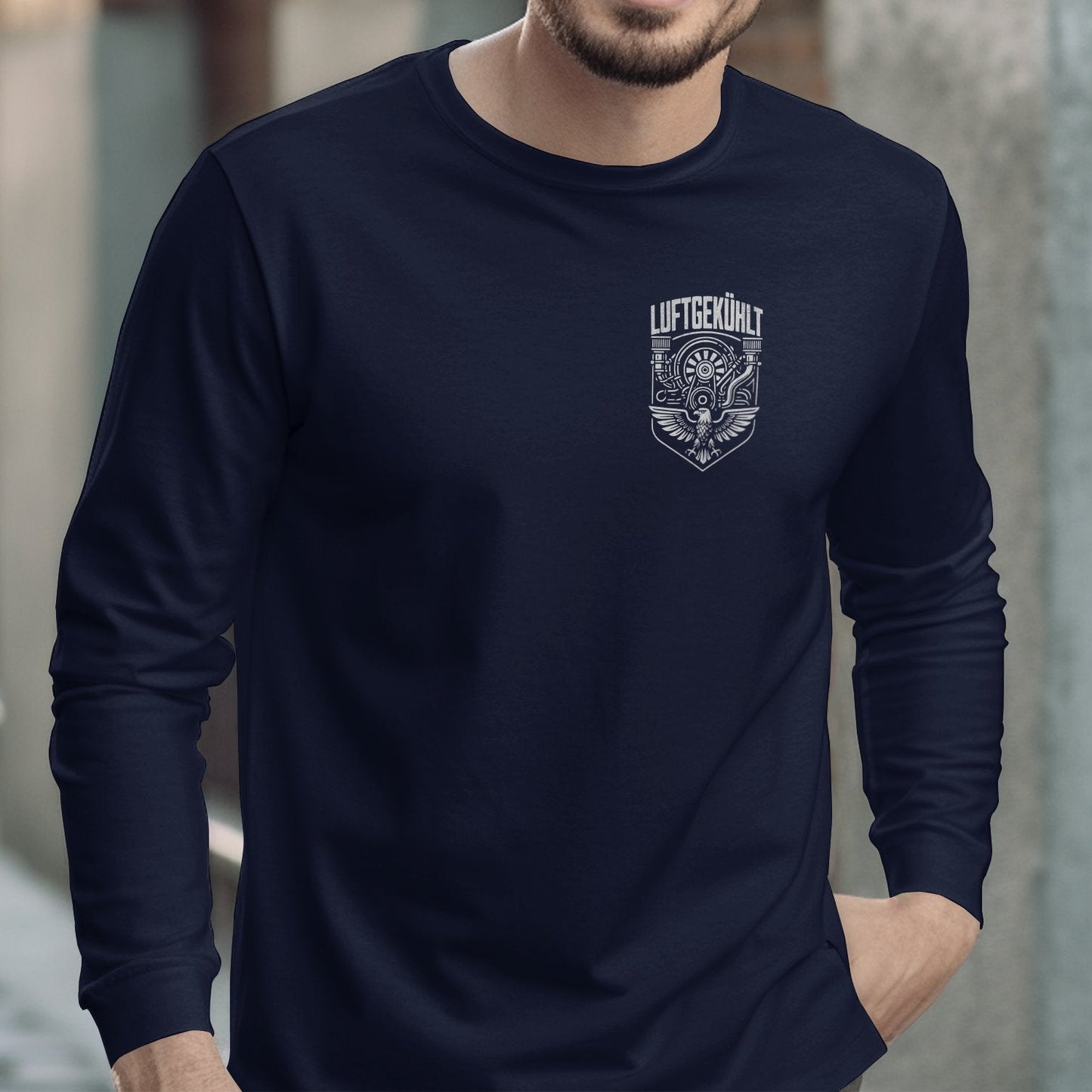 Retro Luftgekuhlt Long Sleeve Shirt for Casual Product