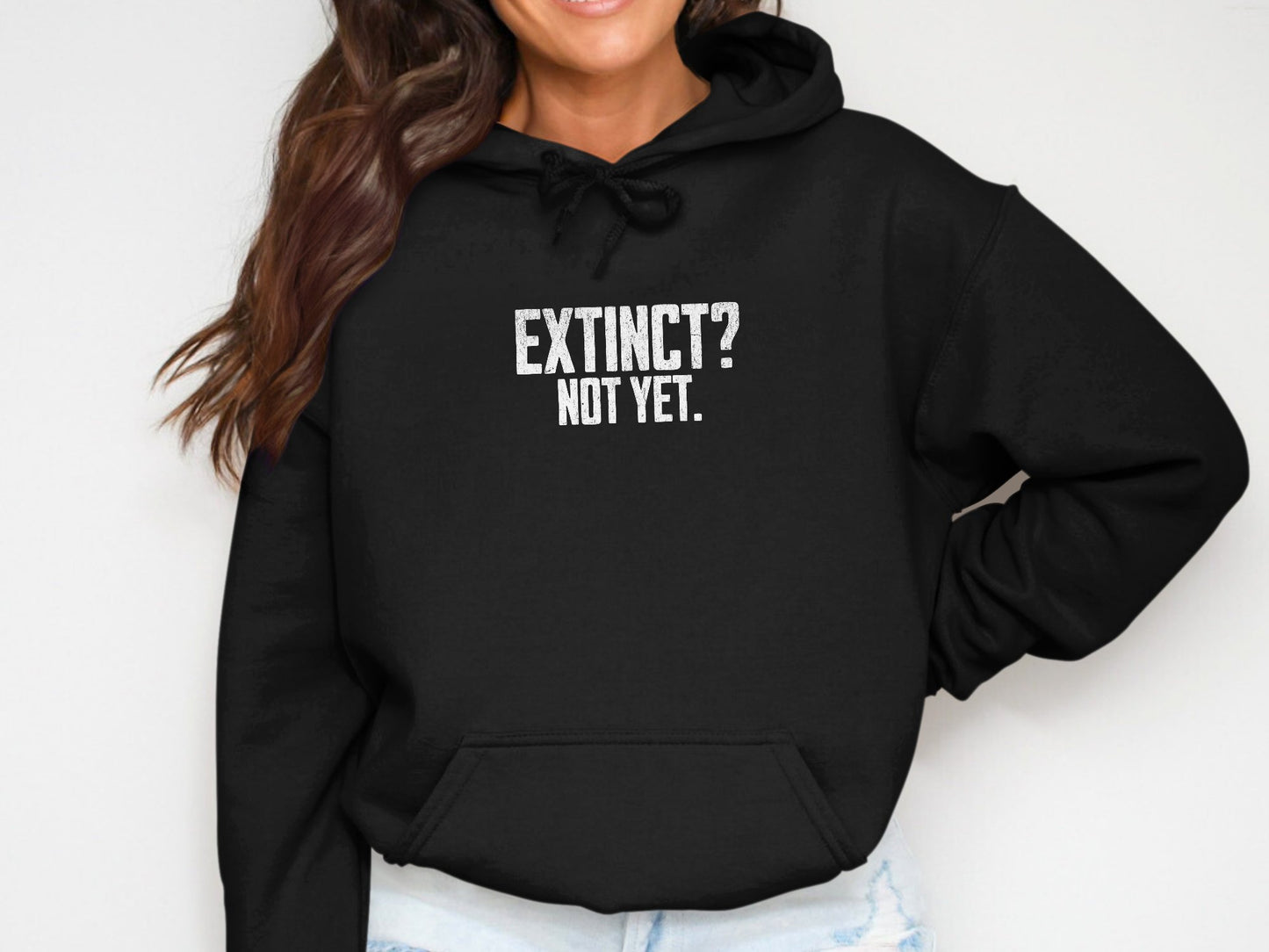 Extinct Not Yet Graphic Hoodie Sweatshirt product type