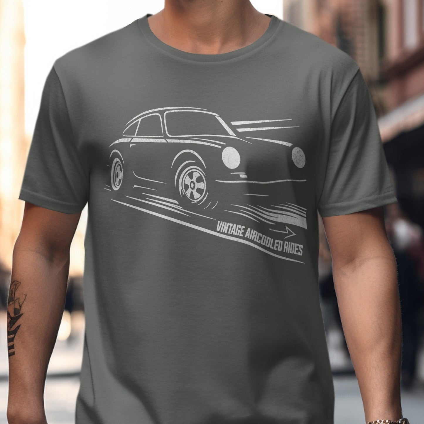 Vintage Aircooled Rides Graphic Print Shirt product