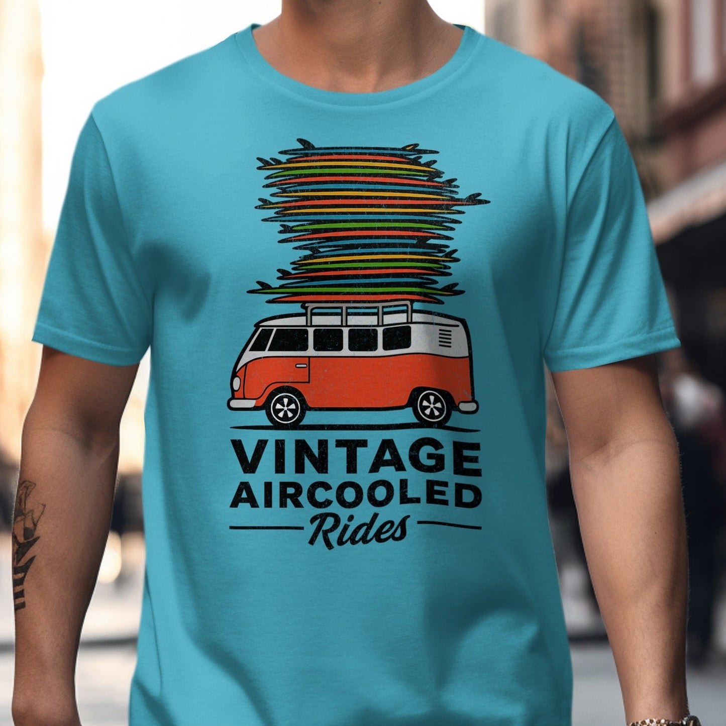 Vintage Aircooled Rides Graphic T-shirt product type