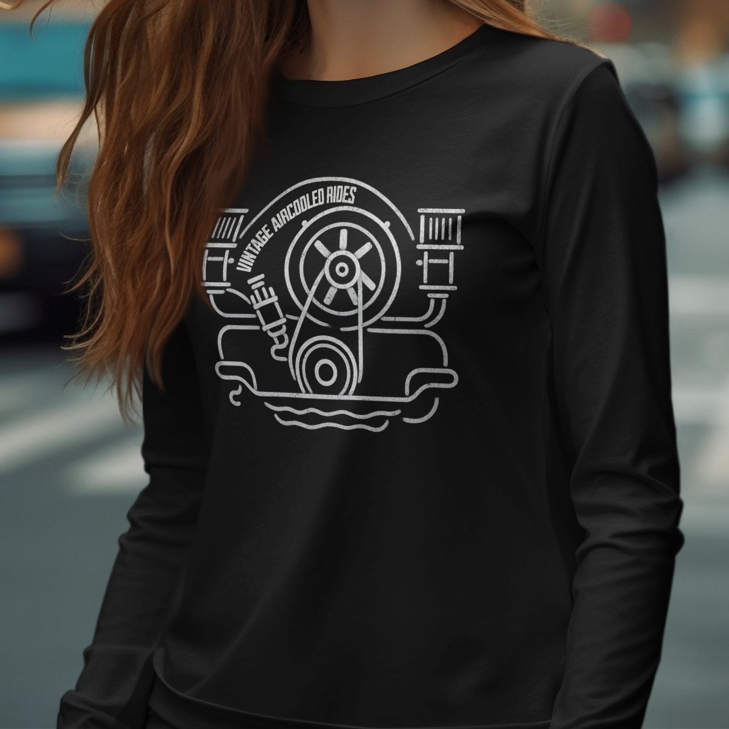 Long Sleeve Classic Engine Graphic Sweatshirt product