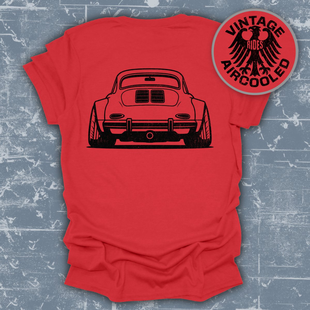 Vintage Rides Aircooled Car Graphic T-Shirt product type