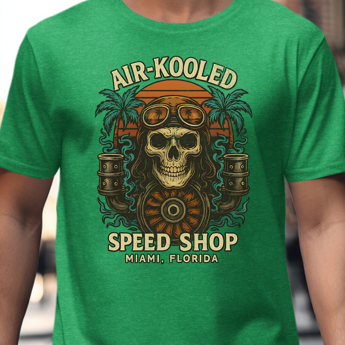 Air-Kooled Speed Shop Miami Florida T-Shirt product type