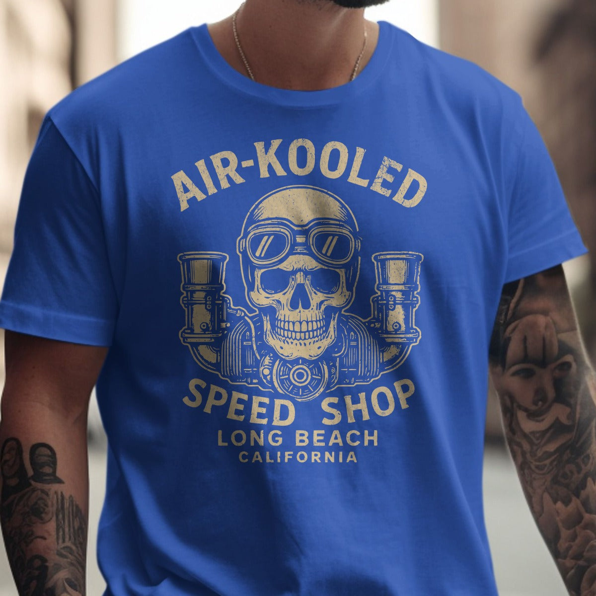 Air-Kooled Speed Shop Long Beach Graphic T-shirt product type