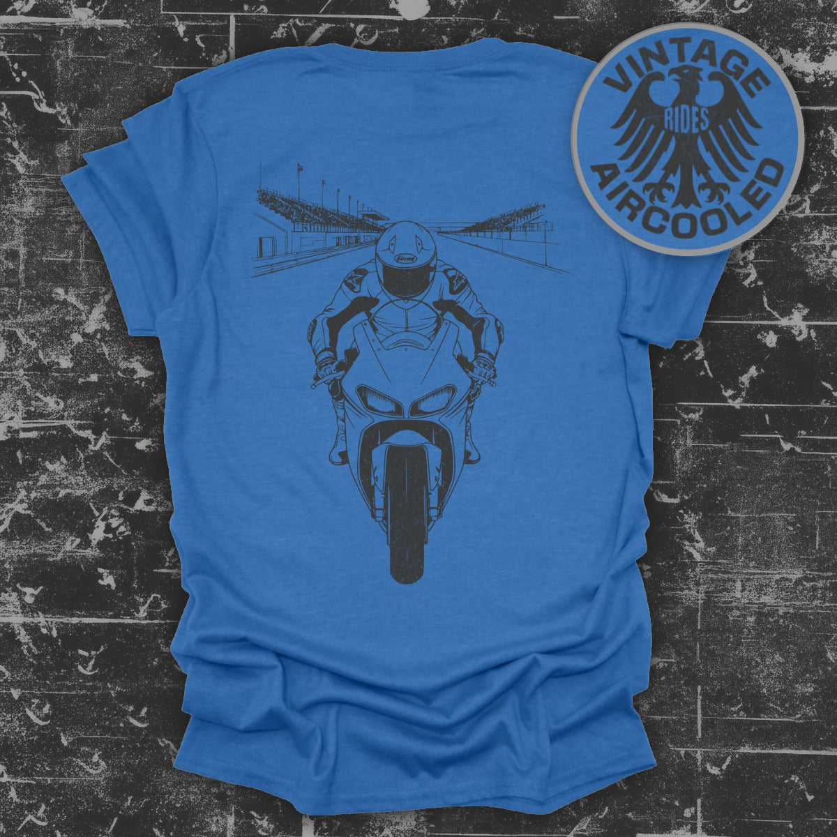 Vintage Rides Aircooled Motorcycle T-Shirt racing product