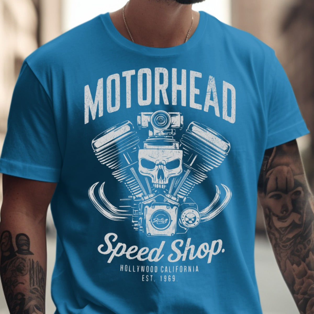Vintage Motorhead Speed Shop Graphic T-Shirt product