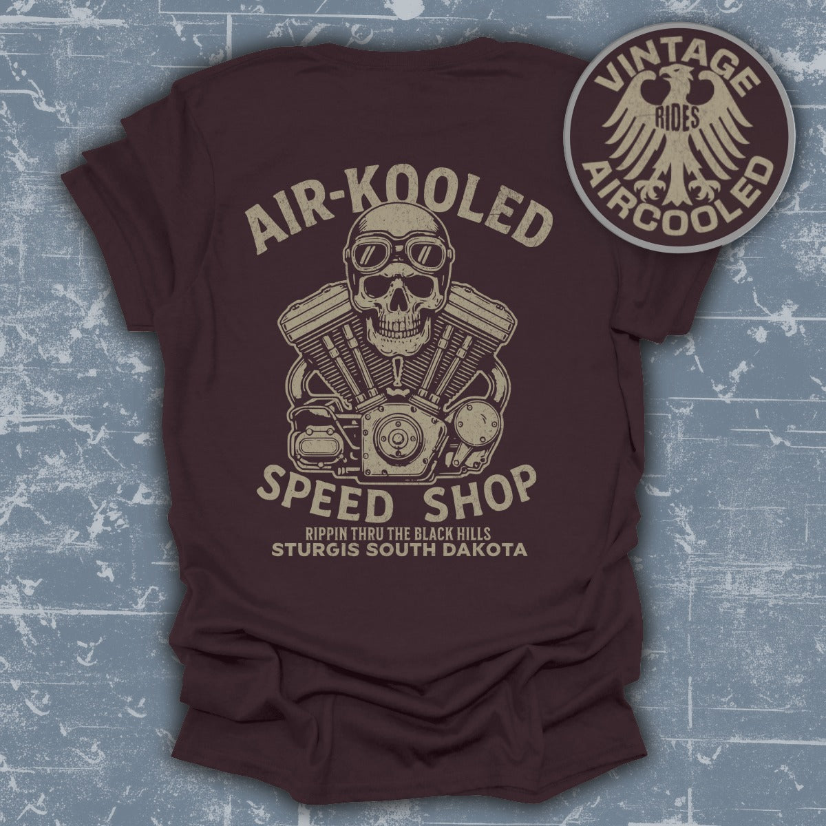 Air-Kooled Speed Shop Vintage Rides T-Shirt product