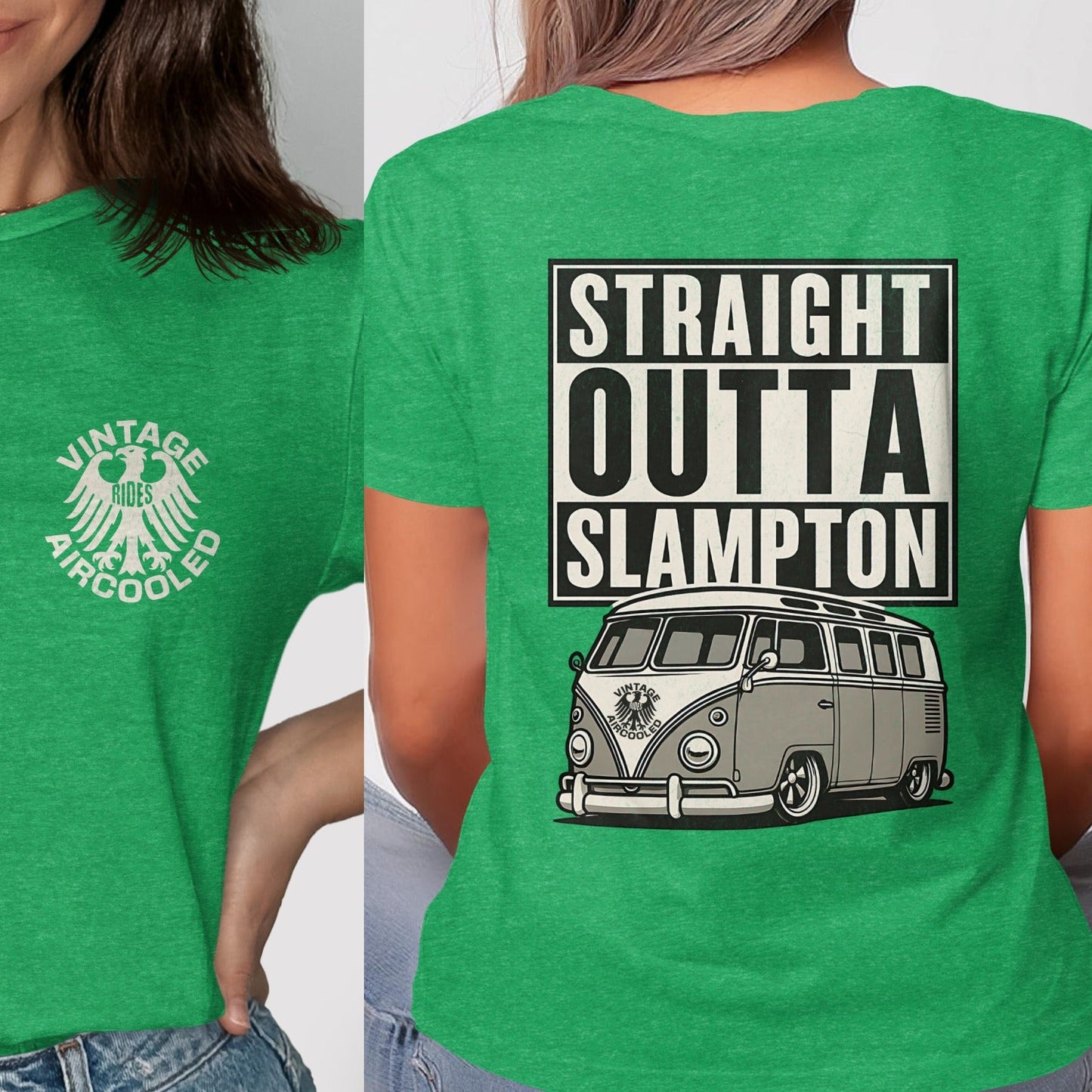 Straight Outta Slampton VW Bus Graphic T-Shirt product type