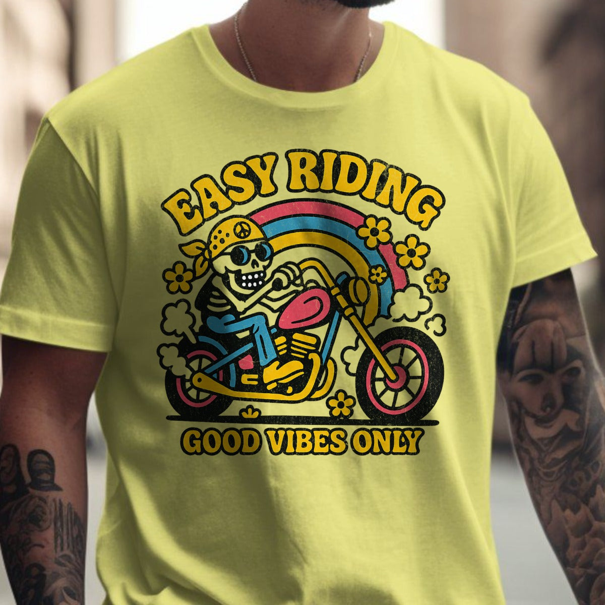 Easy Riding Good Vibes Only Graphic T-Shirt product