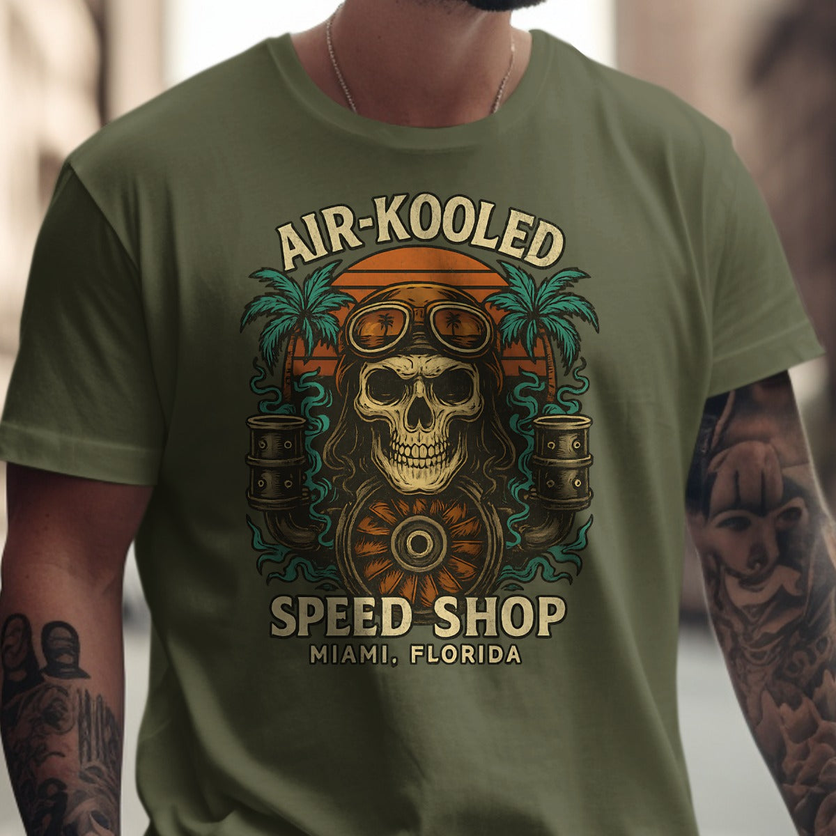 Air-Kooled Speed Shop Miami Florida graphic product