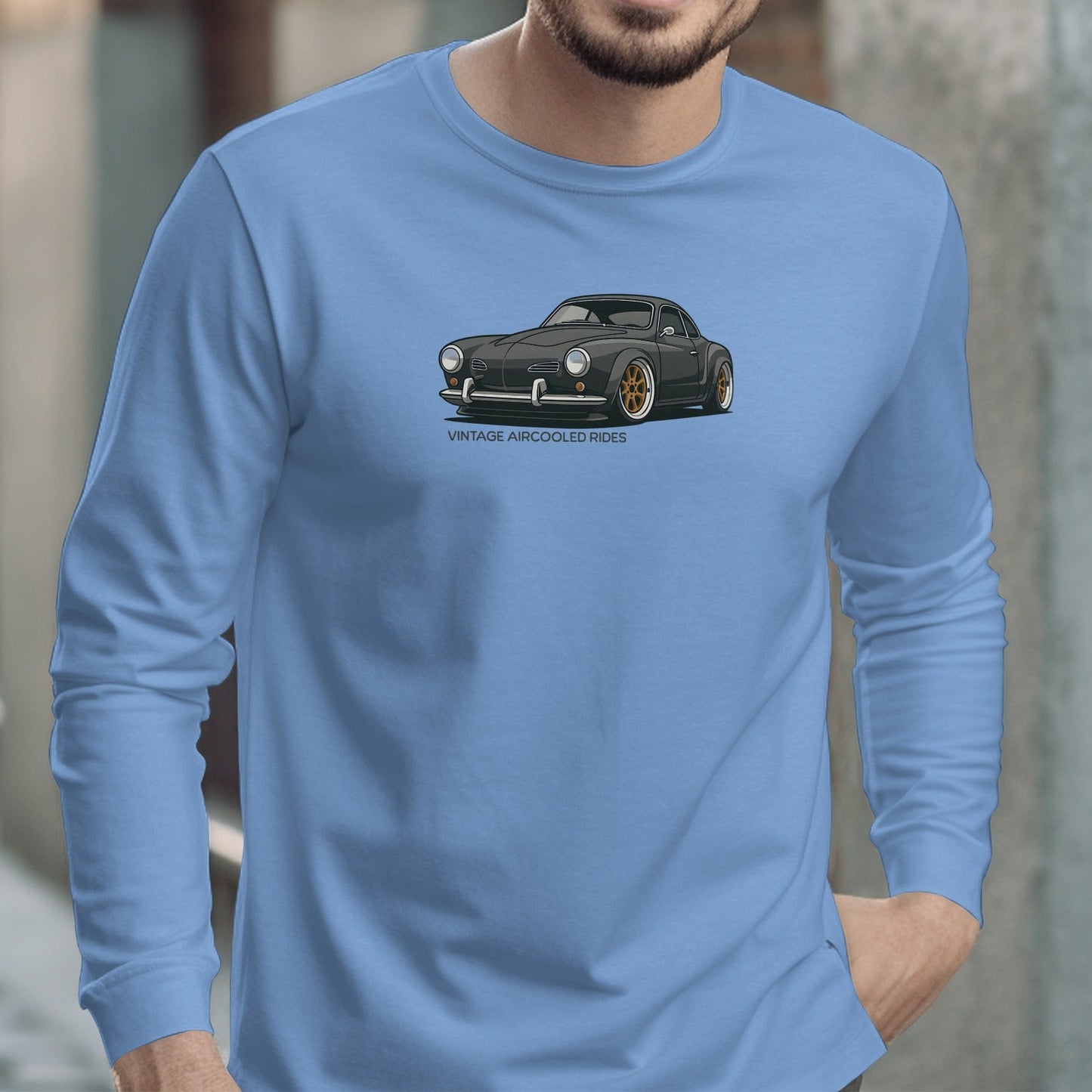 Vintage Aircooled Rides Graphic Long Sleeve Shirt product type