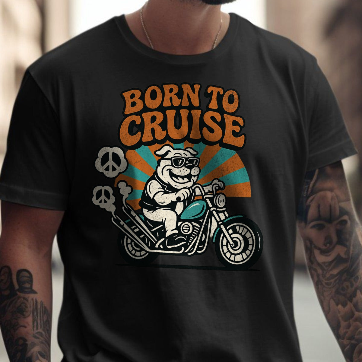Born to Cruise Motorcycle Lover Graphic T-Shirt product