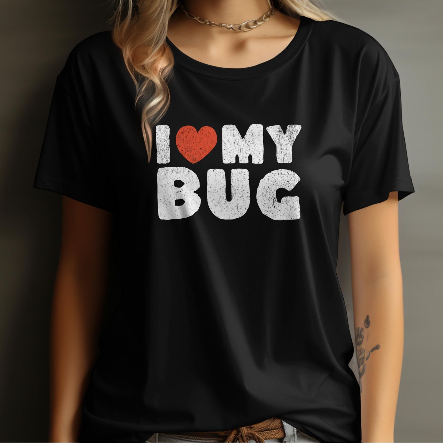 I Love My Bug Enthusiast Graphic T-Shirt product