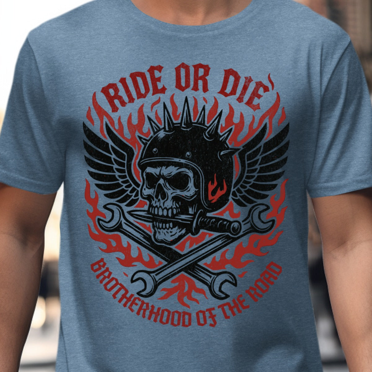 Ride or Die Brotherhood of the Road T-shirt product type