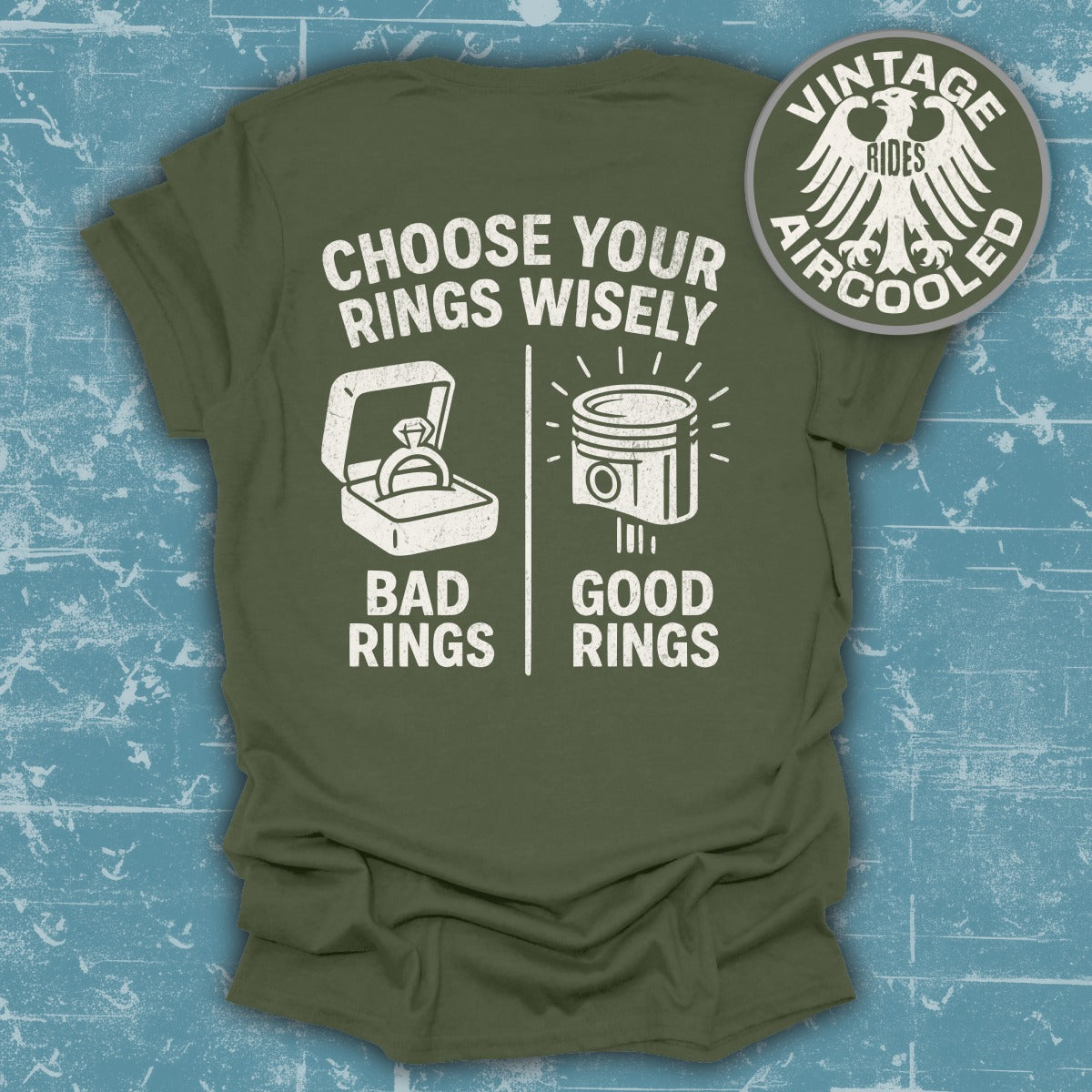 Choose Your Rings Wisely Vintage Aircooled product