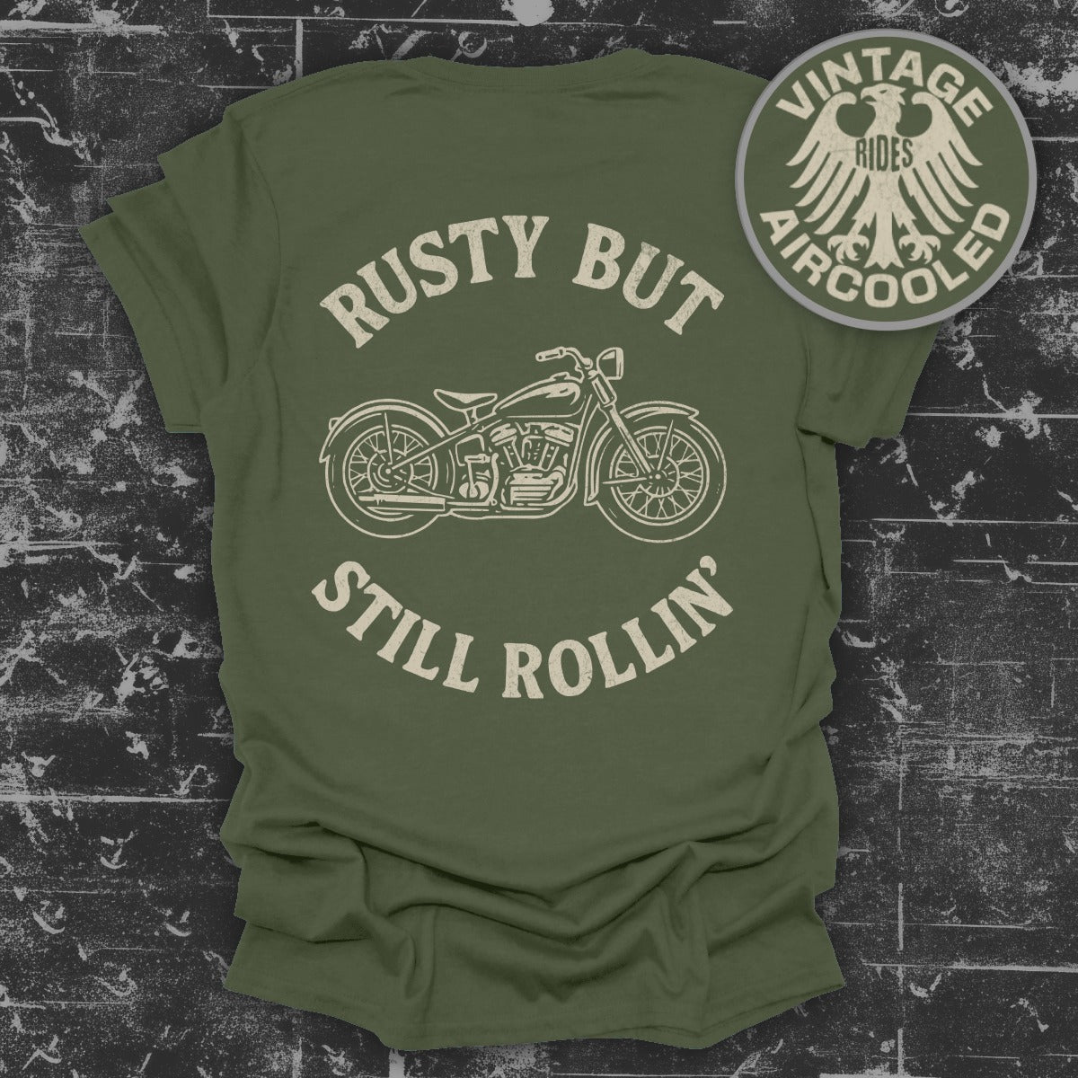 Rusty But Still Rollin Vintage Rides Graphic T-shirt product