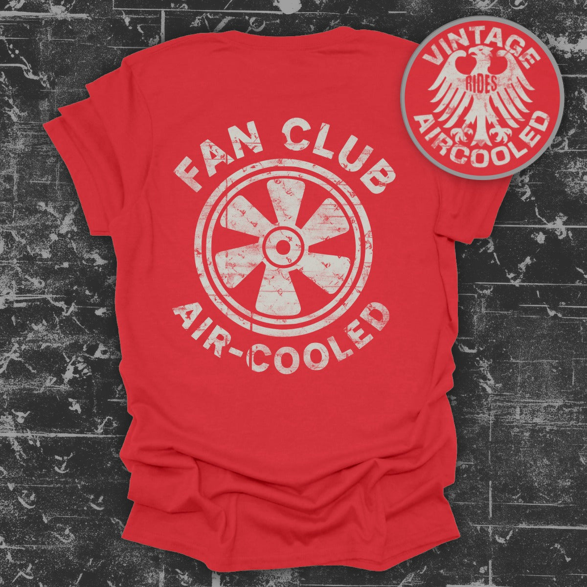 Vintage Rides Fan Club Air Cooled T-Shirt