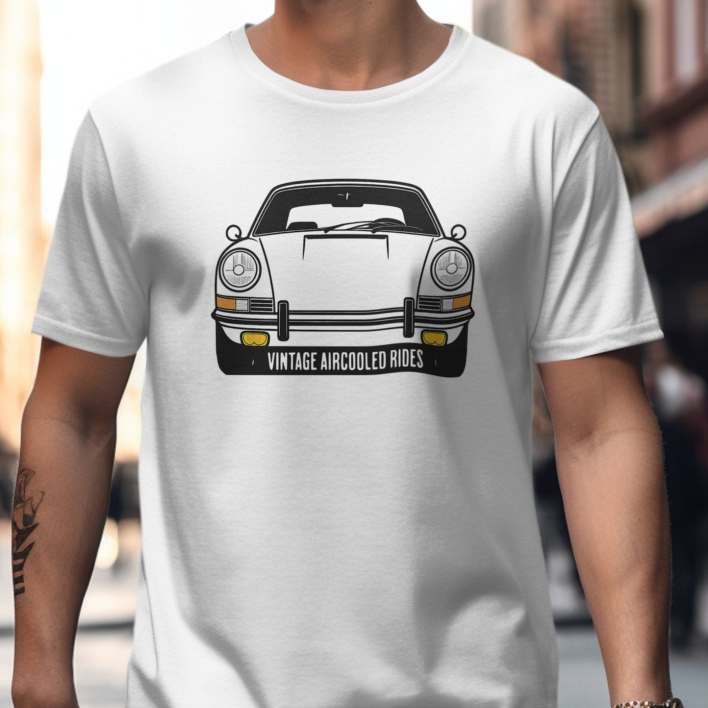 Vintage Aircooled Rides Graphic Tee Shirt product