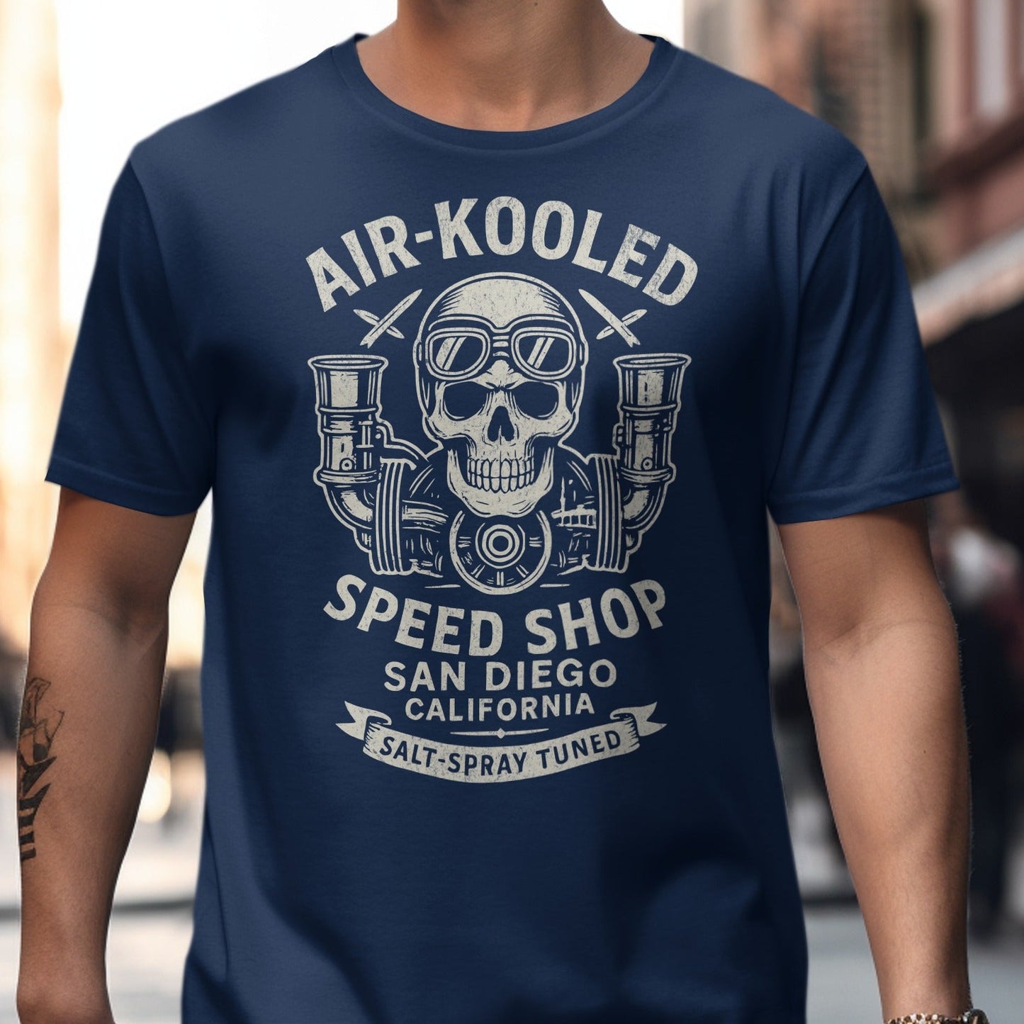 Air-Kooled Speed Shop Graphic T-Shirt product type
